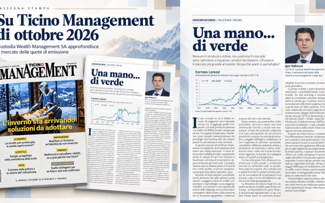 Una mano… di verde: il contributo di Igor Rebesco su Ticino Management